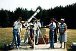 Observations du Soleil � Charbonni�re en mai 1989